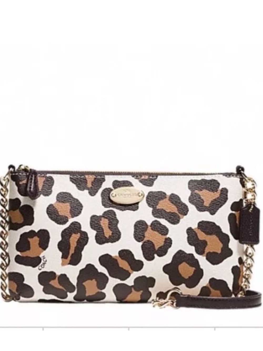 Coach Ocelot Leopard Purse